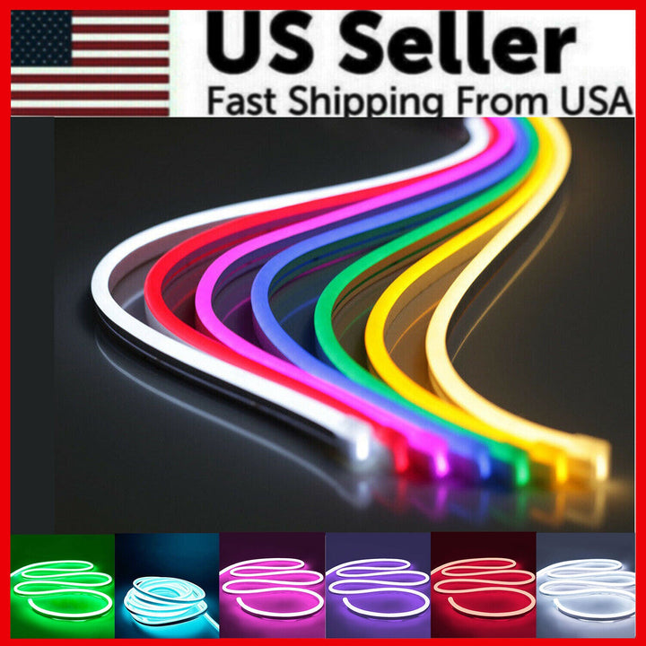 1M 2M 3M 5M 12V Flexible Sign Neon Lights Silicone Tube LED Strip